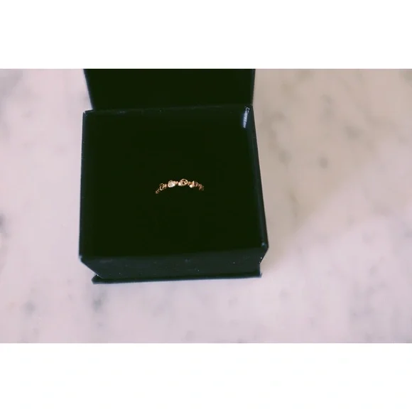 OOAK Michelle Chang 14k/Diamond Mini Skull Ring